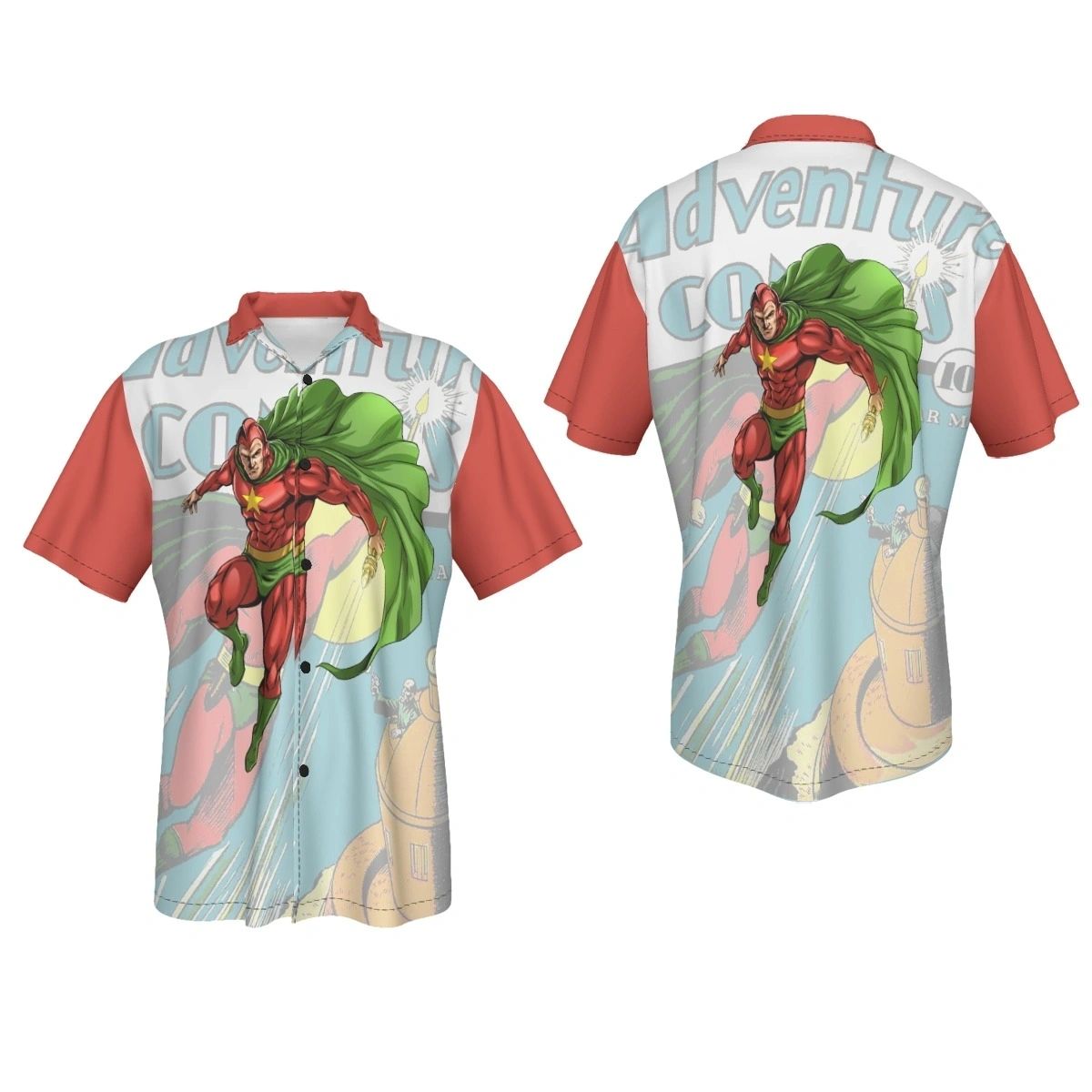 GOLDEN AGE STARMAN READY OVER PRINT SHIRT & TANK