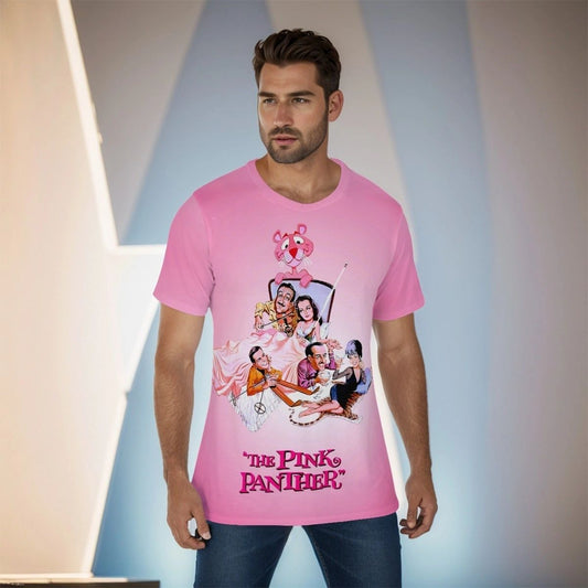 PINK PANTHER MOVIE POSTER OVER PRINT SHIRT & TANK