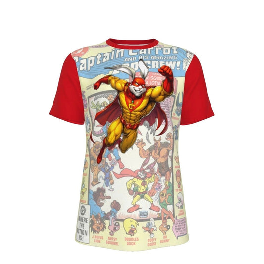 CAPTAIN CARROT READY OVER PRINT SHIRT & TANK - OVERCAP CARROT 15
