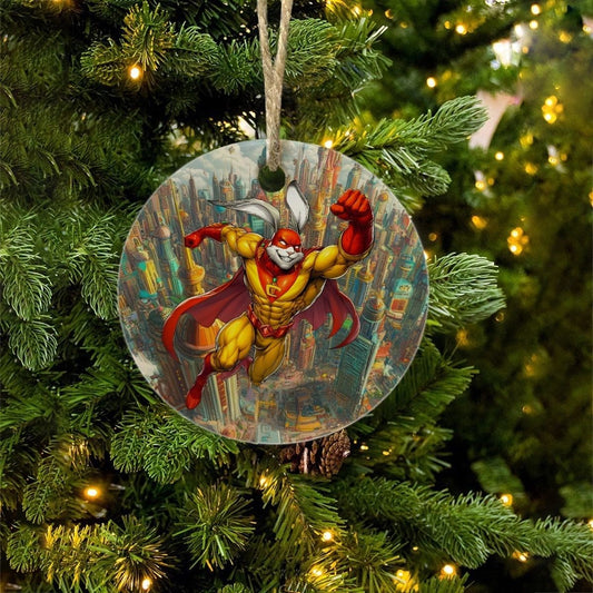 CAPTAIN CARROT READY CHRISTMAS TREE ORNAMENT