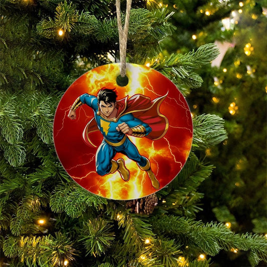 CAPTAIN MARVEL JR READY CHRISTMAS TREE ORNAMENT