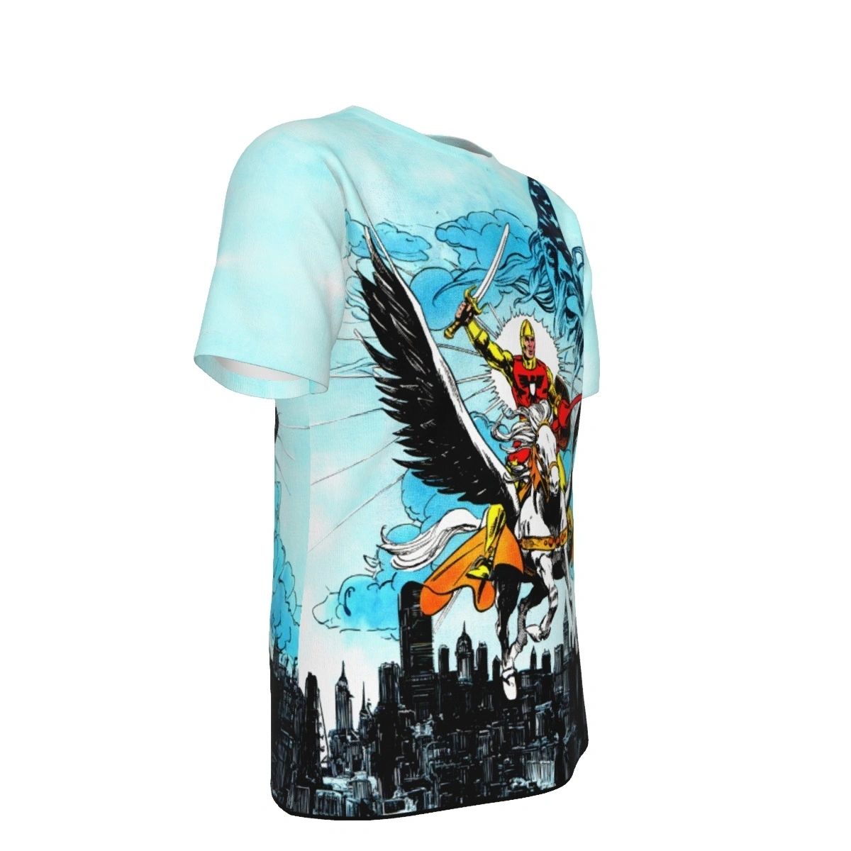 SHINING KNIGHT OVER PRINT SHIRT & TANK - ALL STAR SQUADRON 62