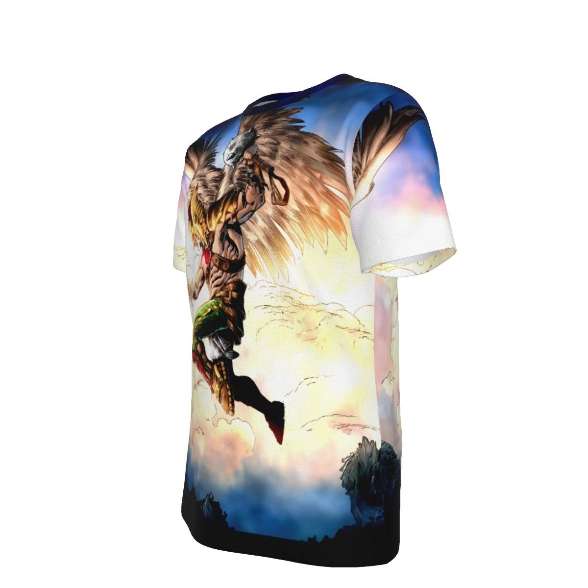 HAWKMAN PINUP ALL OVER PRINT SHIRT & TANK - FINCH ART