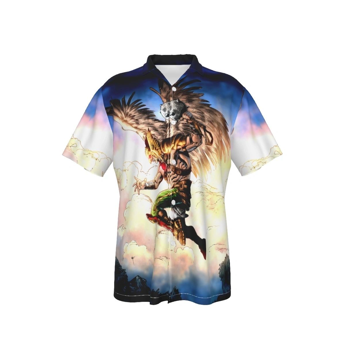 HAWKMAN PINUP ALL OVER PRINT SHIRT & TANK - FINCH ART