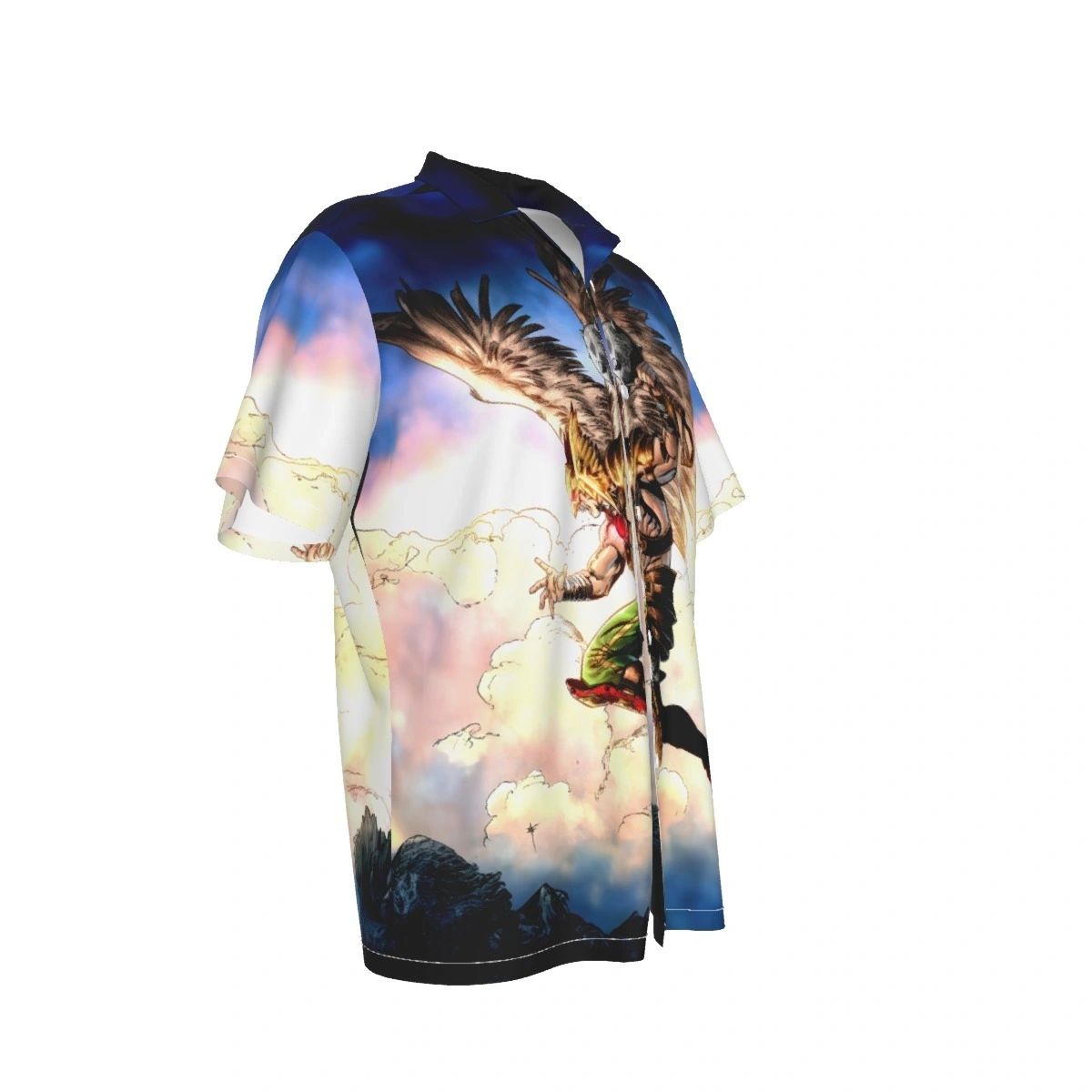 HAWKMAN PINUP ALL OVER PRINT SHIRT & TANK - FINCH ART