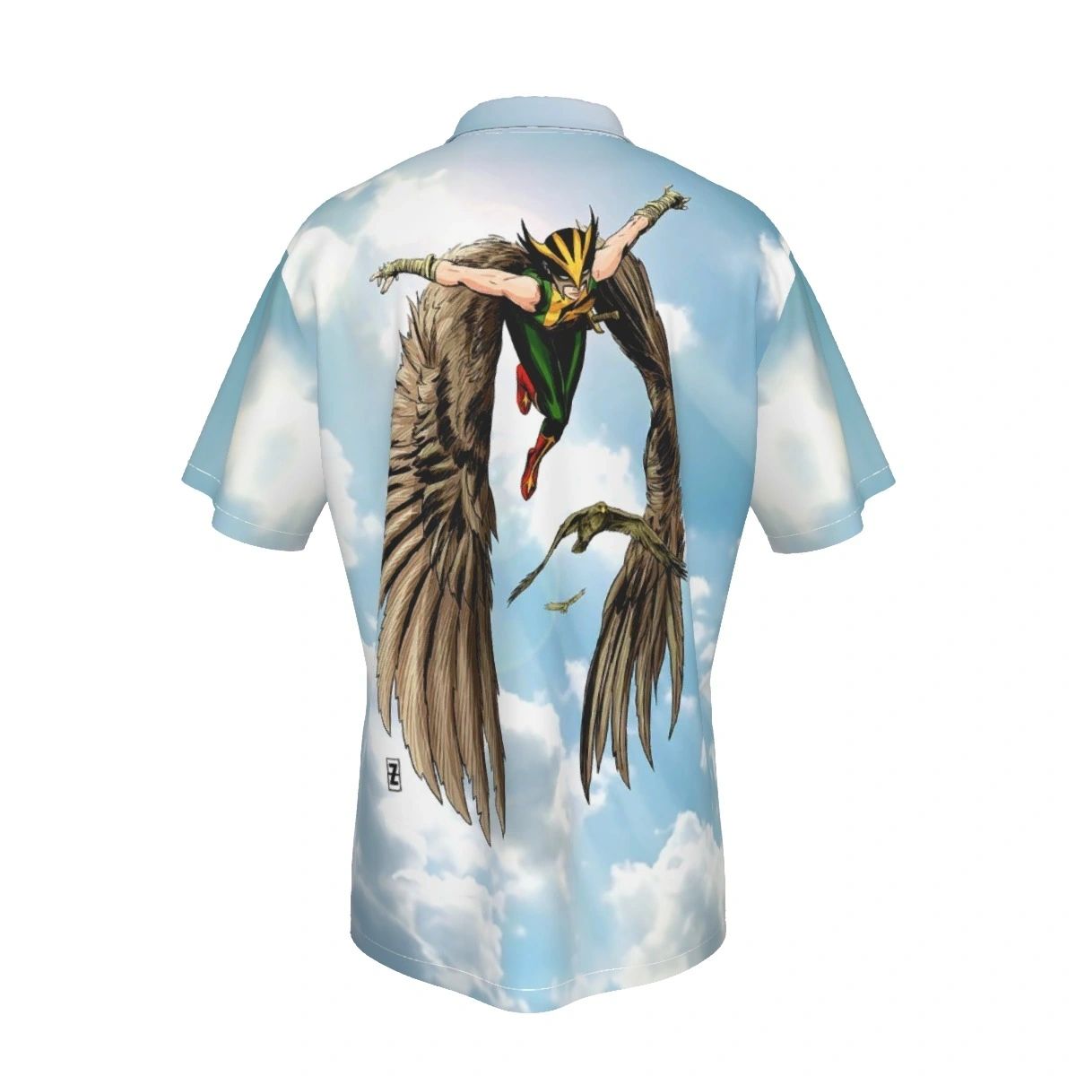 HAWKGIRL PINUP ALL OVER PRINT SHIRT & TANK