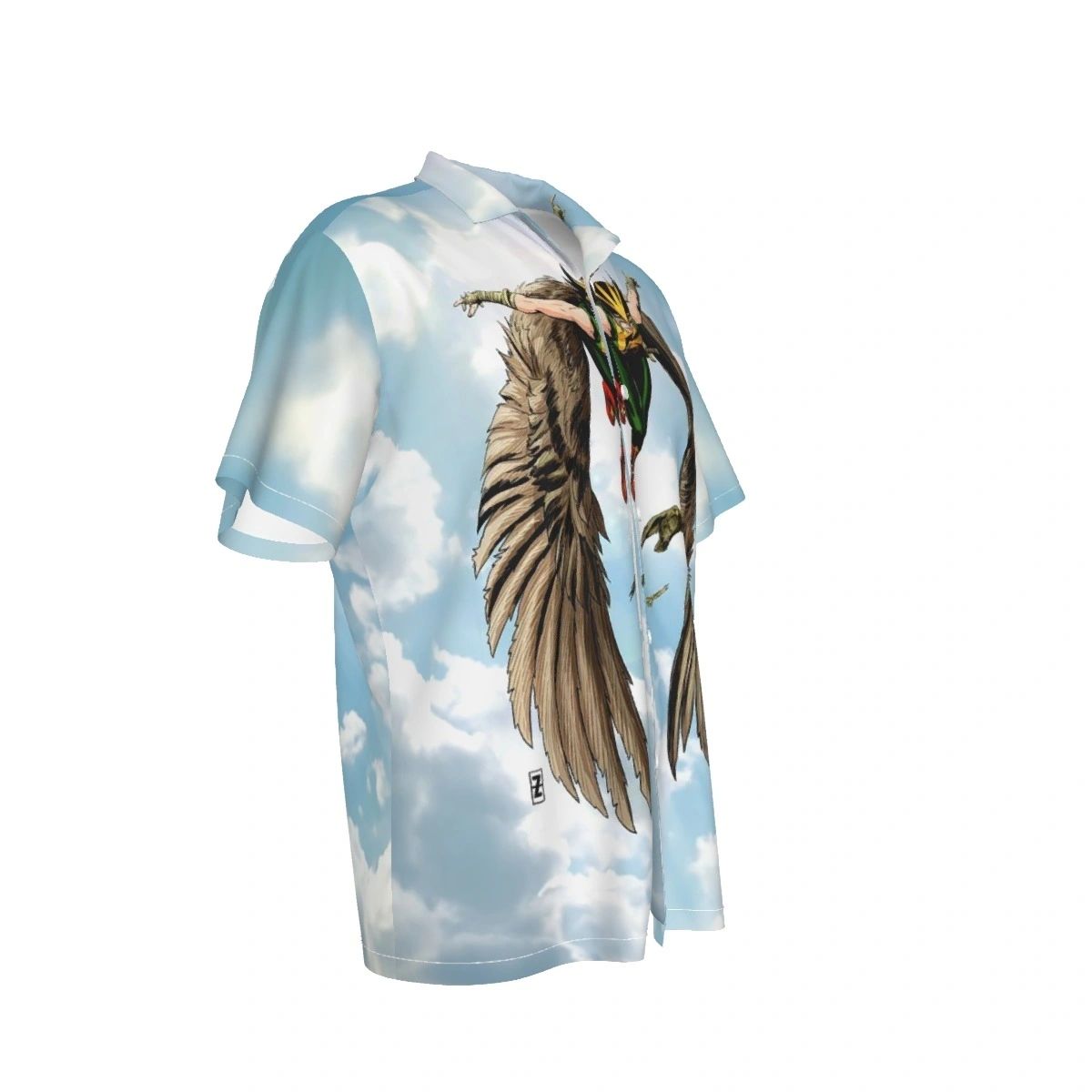HAWKGIRL PINUP ALL OVER PRINT SHIRT & TANK