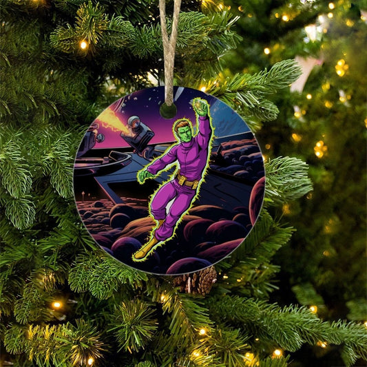 BRAINIAC 5 READY CHRISTMAS TREE ORNAMENT