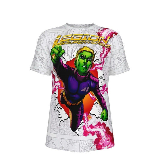 BRAINIAC 5 LEGION 0 READY ALL OVER PRINT SHIRT & TANK