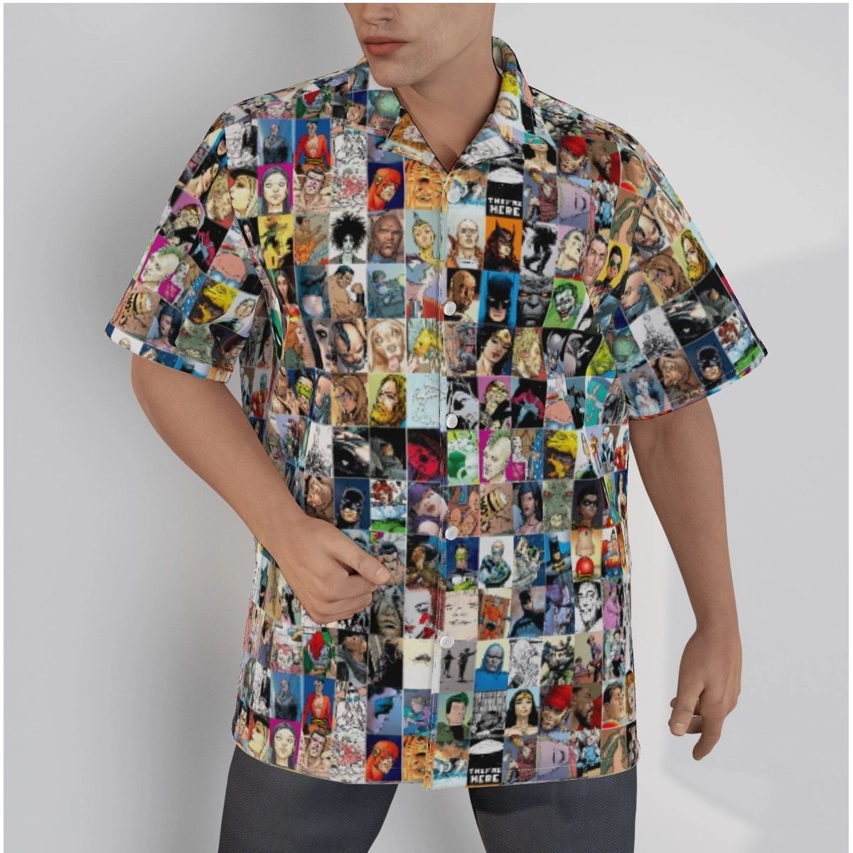 FRANK QUITELY ART BOXES ALL OVER PRINT SHIRT & TANK