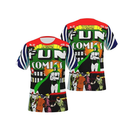 MORE FUN COMICS 52 READY ALL OVER PRINT SHIRT & TANK - SPECTRE