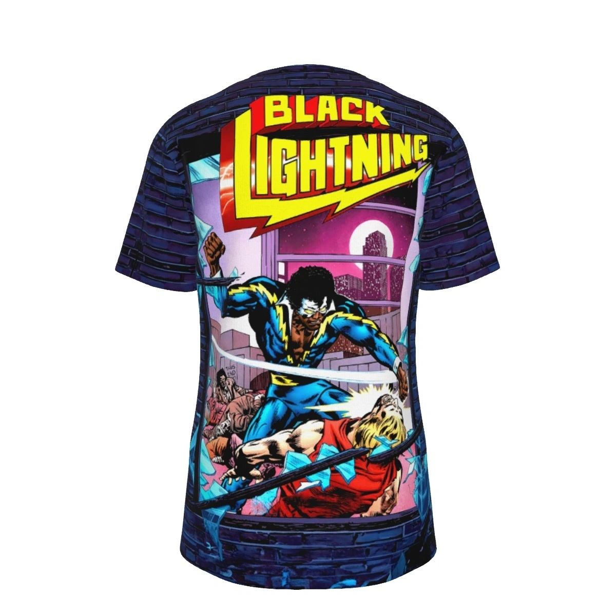 BLACK LIGHTNING TPB ALL OVER PRINT SHIRT & TANK