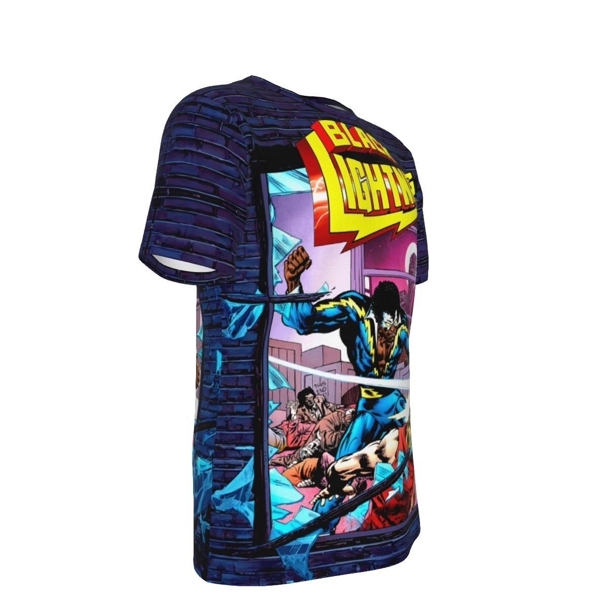 BLACK LIGHTNING TPB ALL OVER PRINT SHIRT & TANK