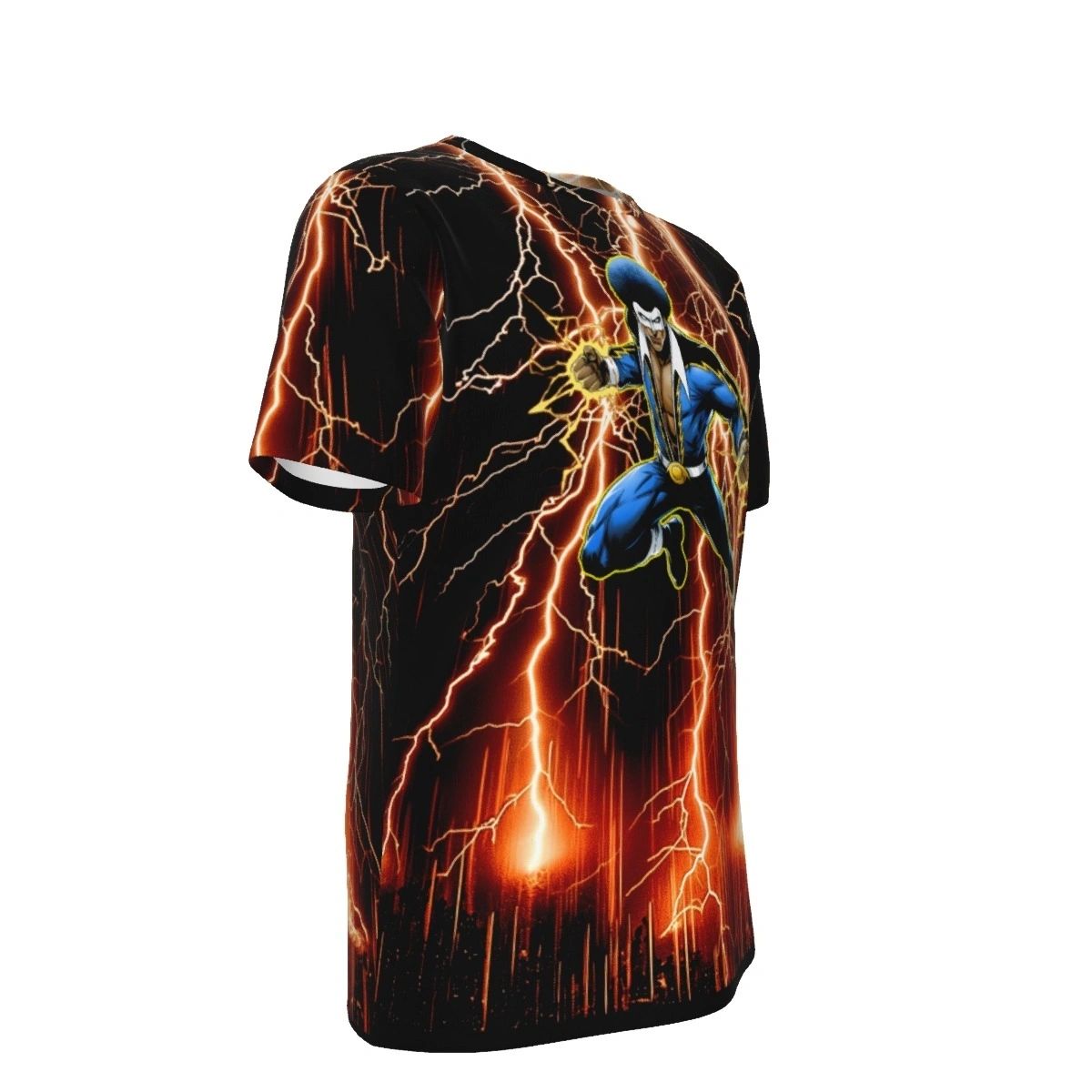 BLACK LIGHTNING READY ALL OVER PRINT SHIRT & TANK