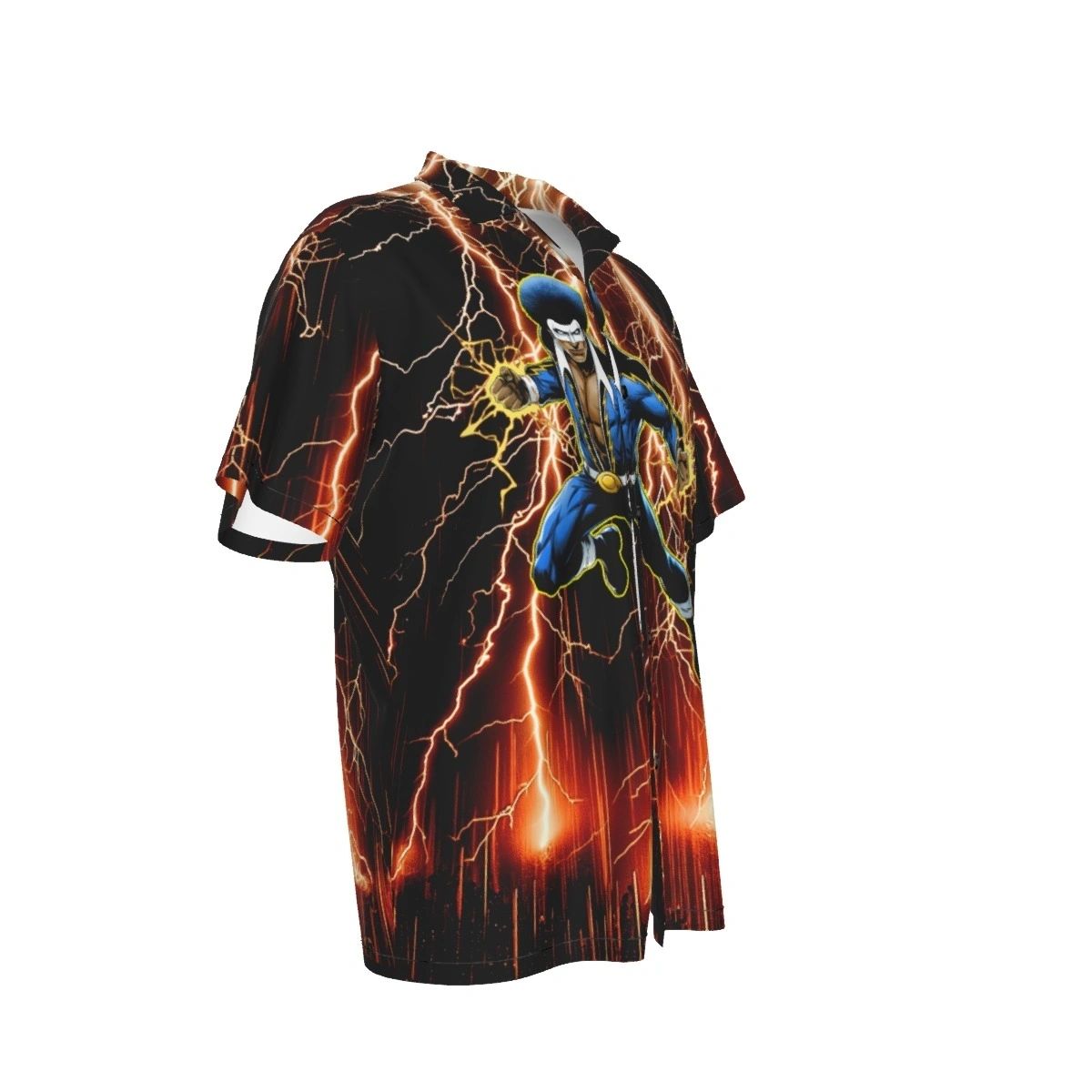 BLACK LIGHTNING READY ALL OVER PRINT SHIRT & TANK