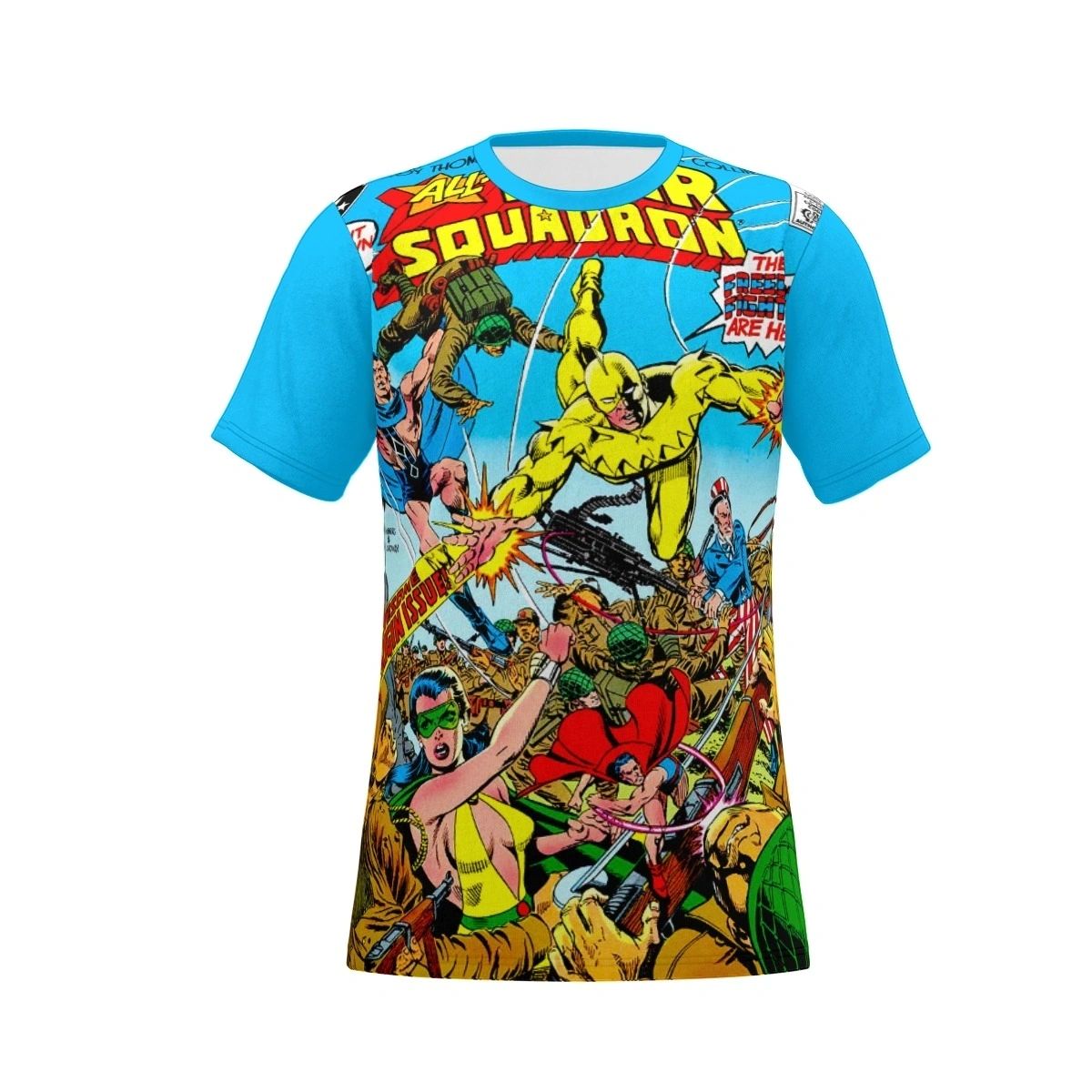 ALL STAR SQUADRON 33 ALL OVER PRINT SHIRT & TANK - PHANTOM LADY