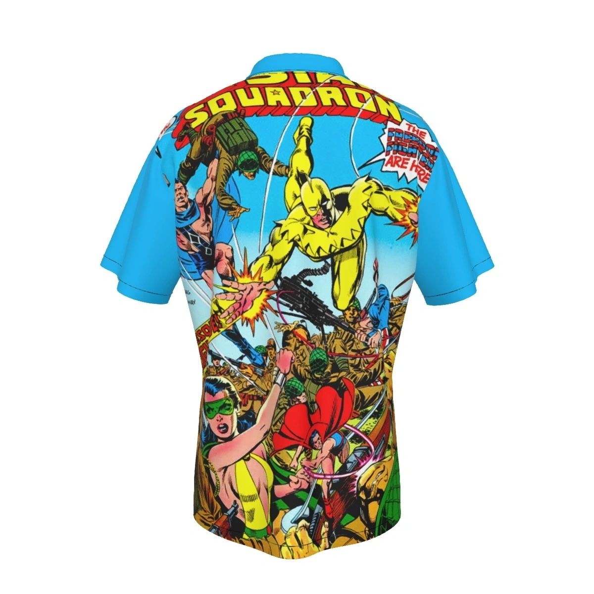 ALL STAR SQUADRON 33 ALL OVER PRINT SHIRT & TANK - PHANTOM LADY