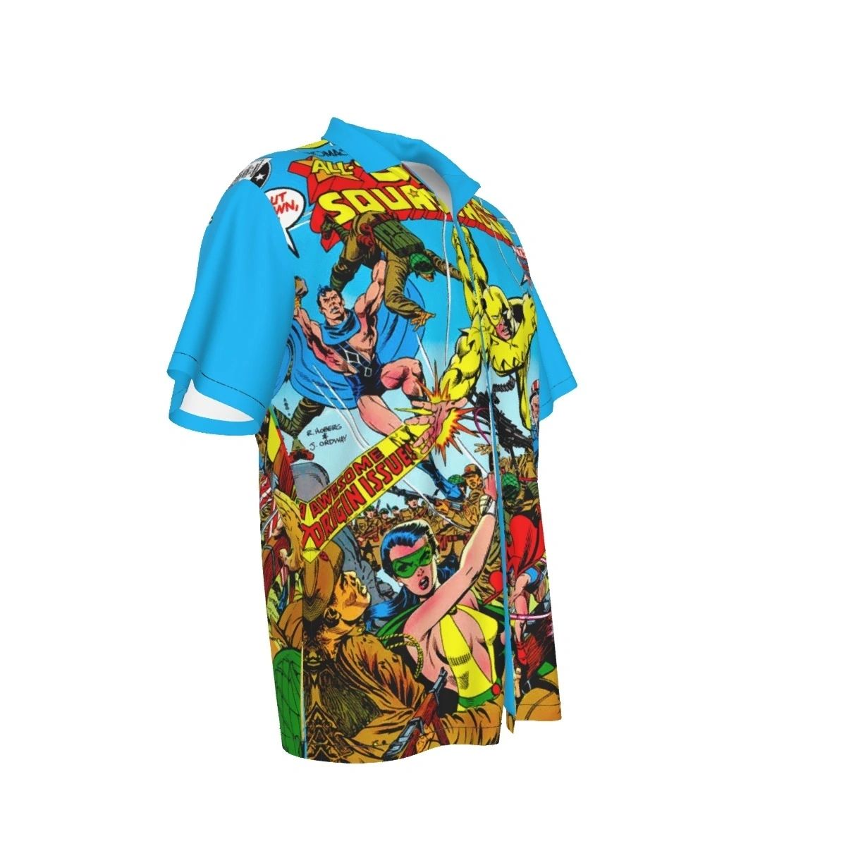 ALL STAR SQUADRON 33 ALL OVER PRINT SHIRT & TANK - PHANTOM LADY