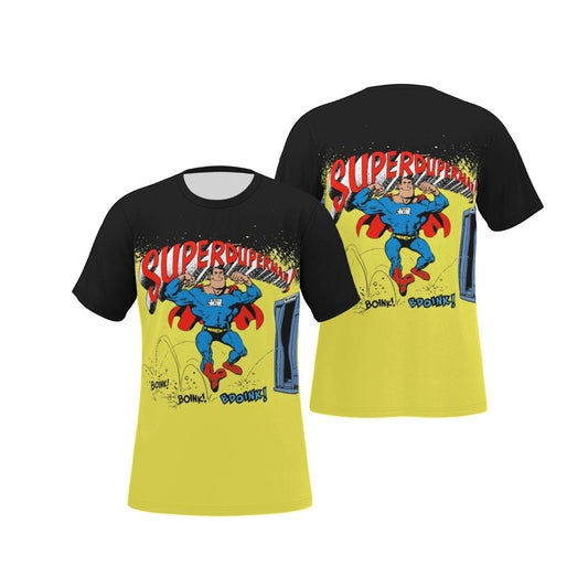 SUPERDUPERMAN ALL OVER PRINT SHIRT & TANK - WALLY WOOD/MAD MAGAZINE