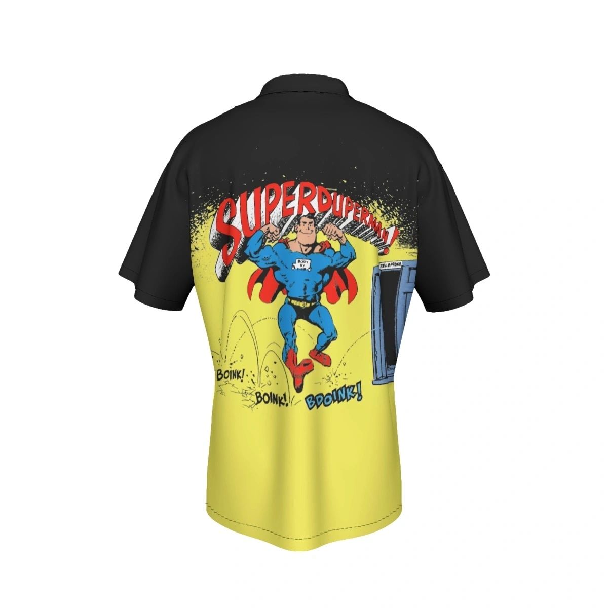SUPERDUPERMAN ALL OVER PRINT SHIRT & TANK - WALLY WOOD/MAD MAGAZINE