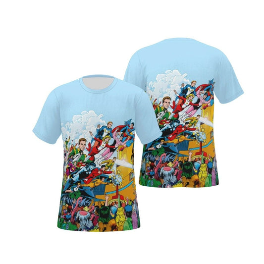 SILVER AGE LEGION ALL OVER PRINT SHIRT & TANK - JEFF MOY ART