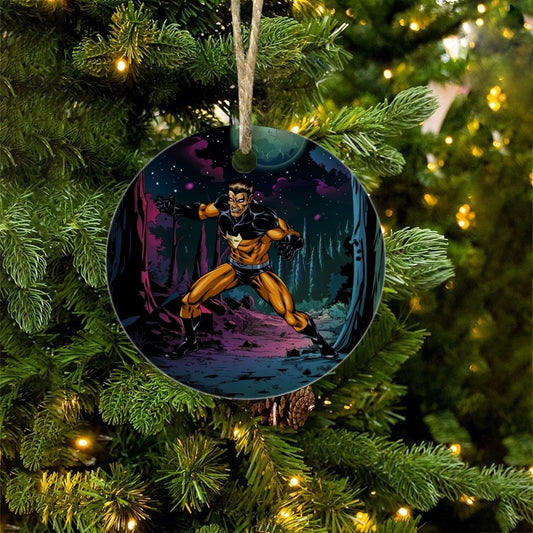 TIMBER WOLF READY CHRISTMAS TREE ORNAMENT