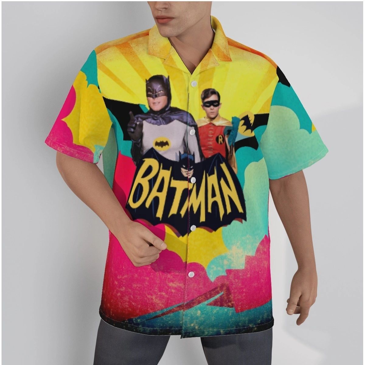 BATMAN TV SHOW FUN ALL-OVER PRINT SHIRT AND TANK TOP