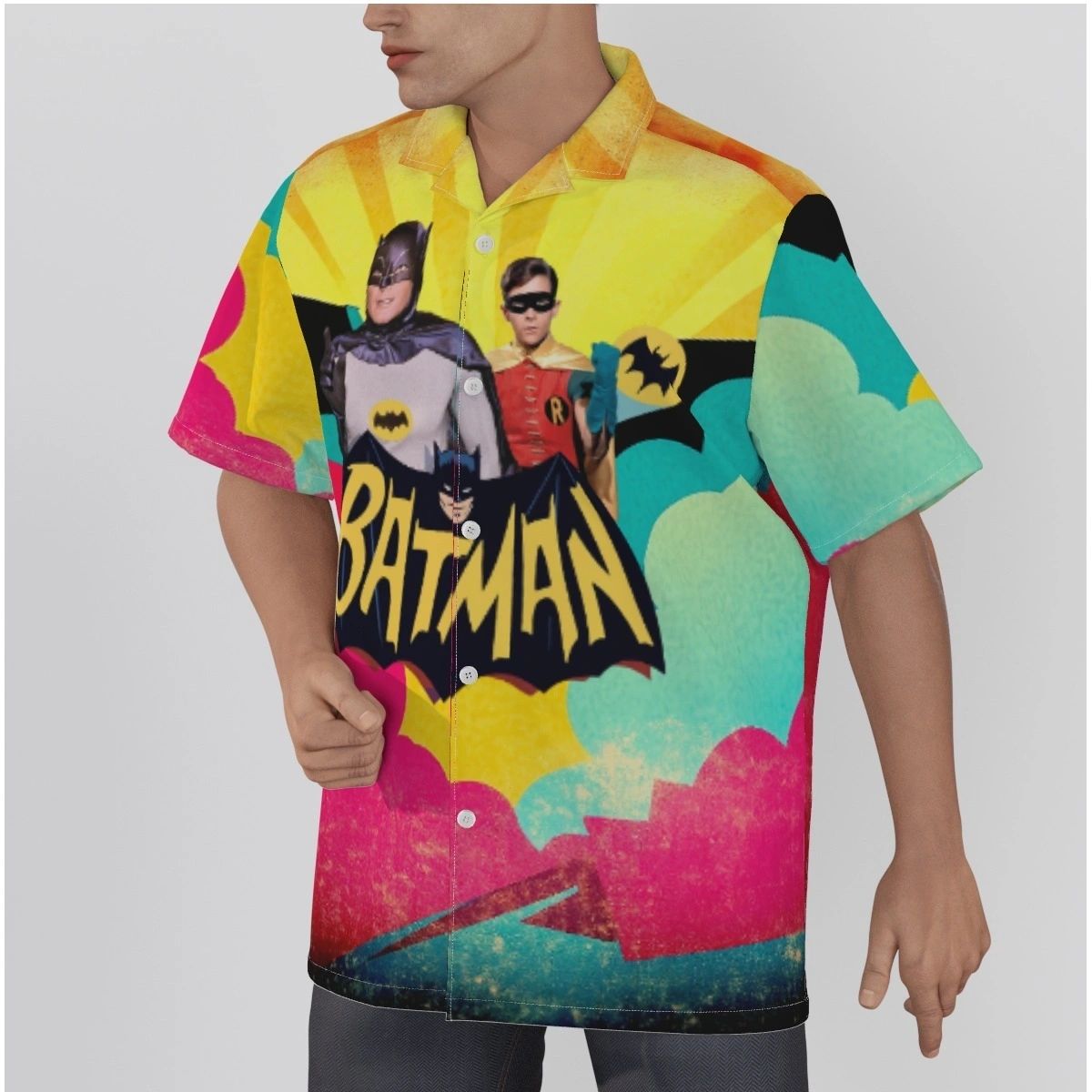 BATMAN TV SHOW FUN ALL-OVER PRINT SHIRT AND TANK TOP