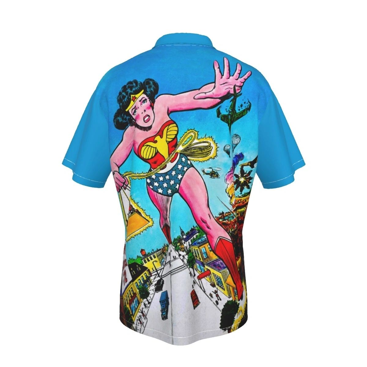 WONDER WOMAN FROM MS MAG OVER PRINT SHIRT AND TANK TOP