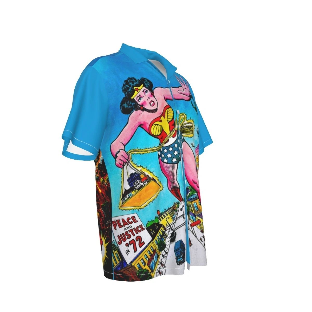 WONDER WOMAN FROM MS MAG OVER PRINT SHIRT AND TANK TOP