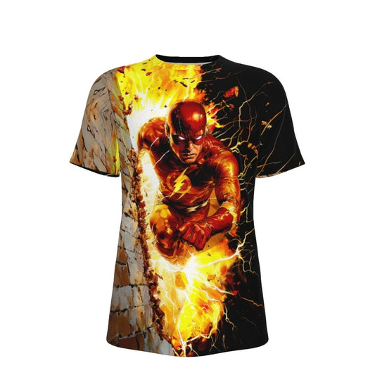 WALLY WEST FLASH THRU WALL COVER ALL-OVER PRINT SHIRT AND TANK TOP