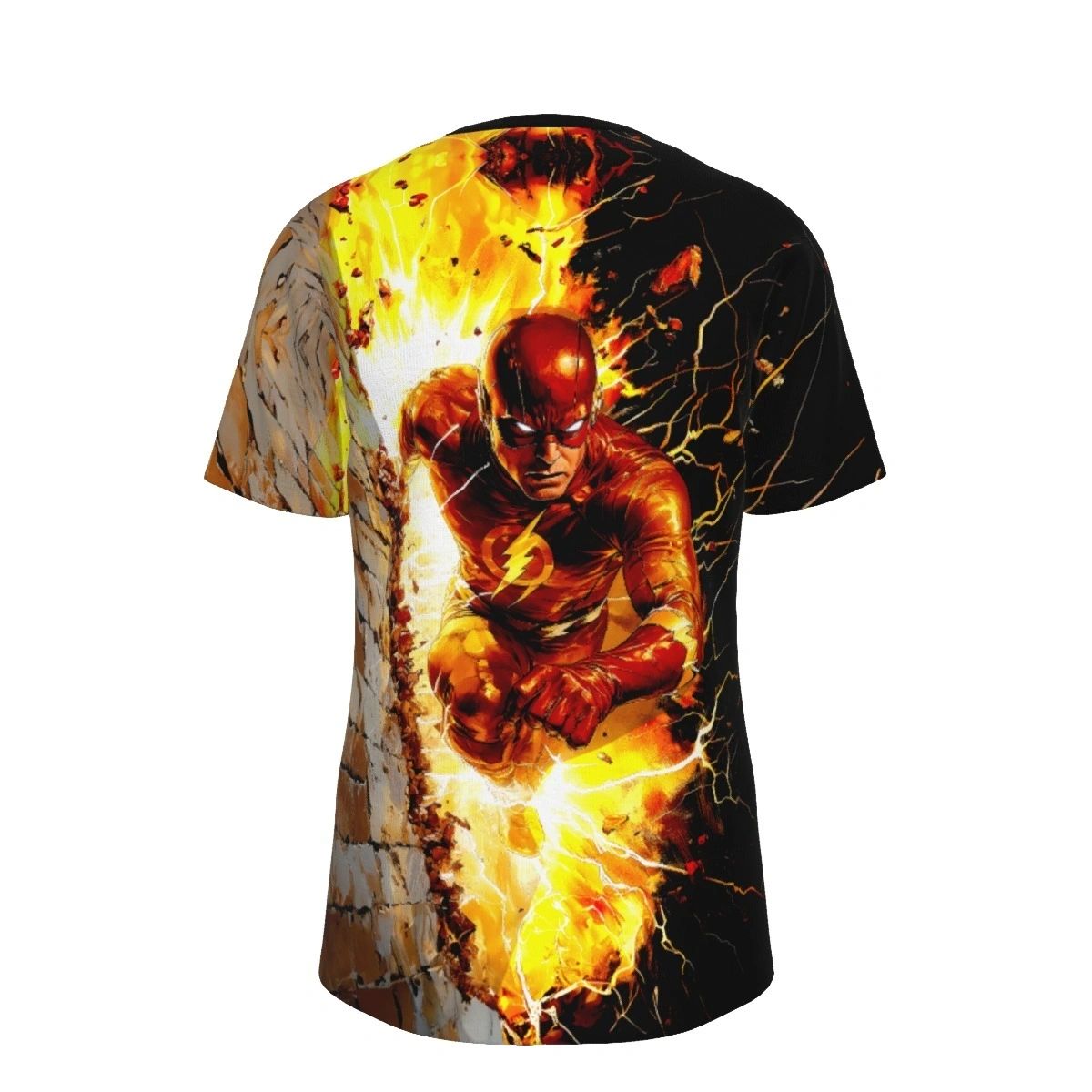WALLY WEST FLASH THRU WALL COVER ALL-OVER PRINT SHIRT AND TANK TOP