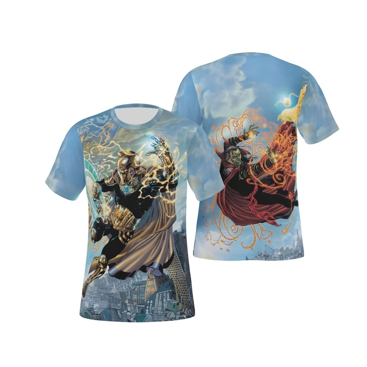 DR FATE VS COVER ALL-OVER PRINT SHIRT AND TANK TOP - EARTH 1 #12