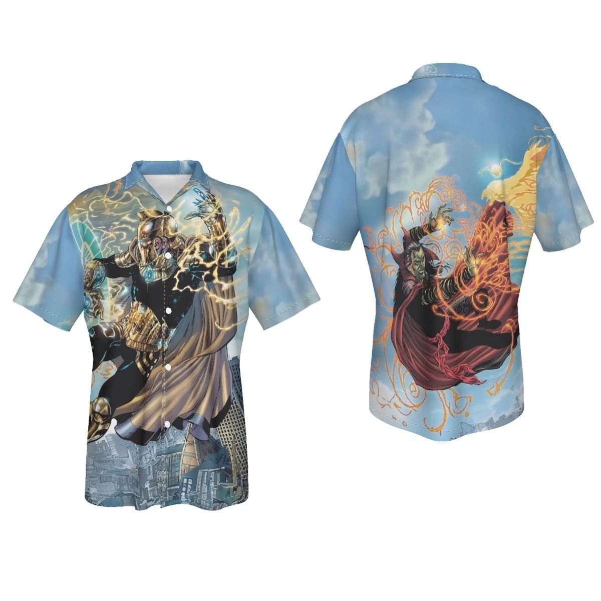 DR FATE VS COVER ALL-OVER PRINT SHIRT AND TANK TOP - EARTH 1 #12