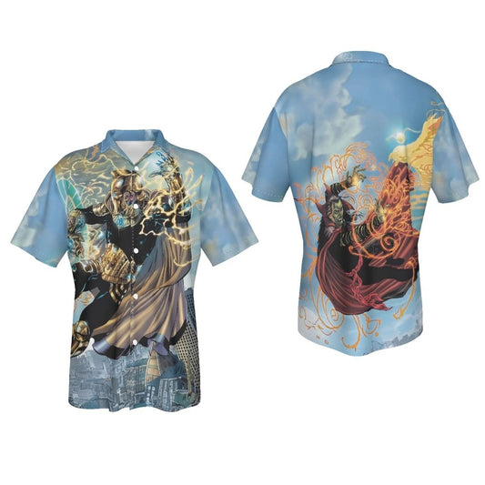 DR FATE VS COVER ALL-OVER PRINT SHIRT AND TANK TOP - EARTH 1 #12