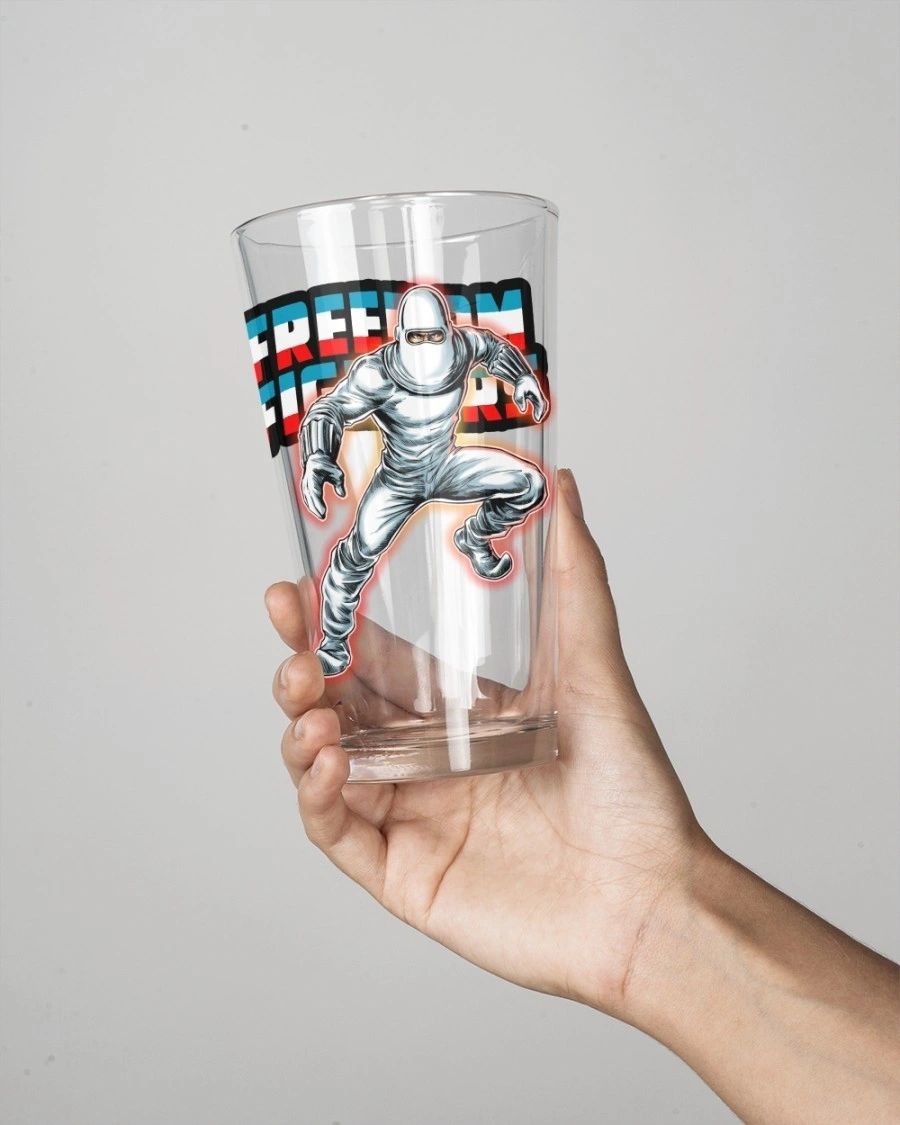 HUMAN BOMB READY Pint Glass (with Free Shipping) -FREEDOM FIGHTERS READY
