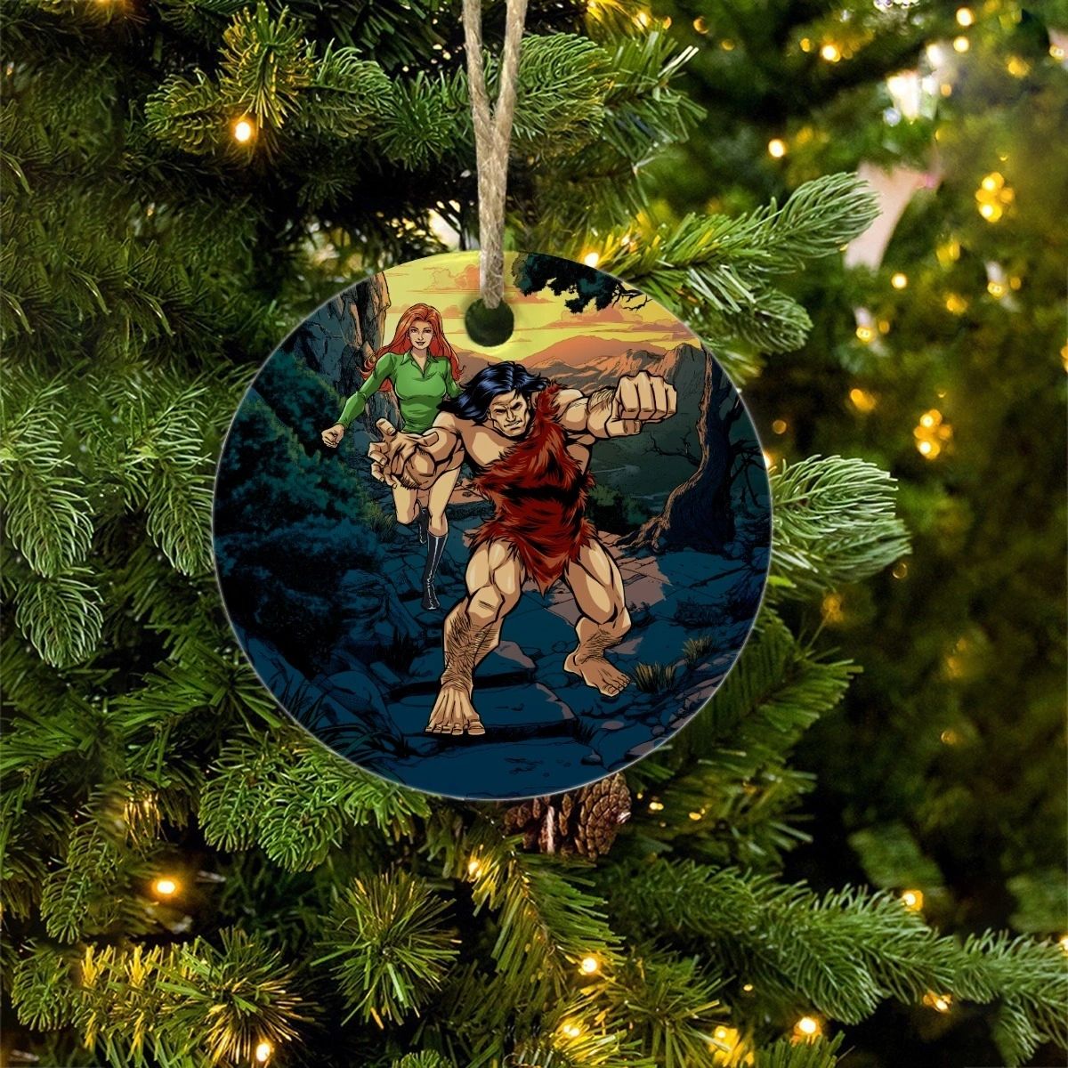 GNARRK READY WITH LILITH CHRISTMAS TREE ORNAMENT