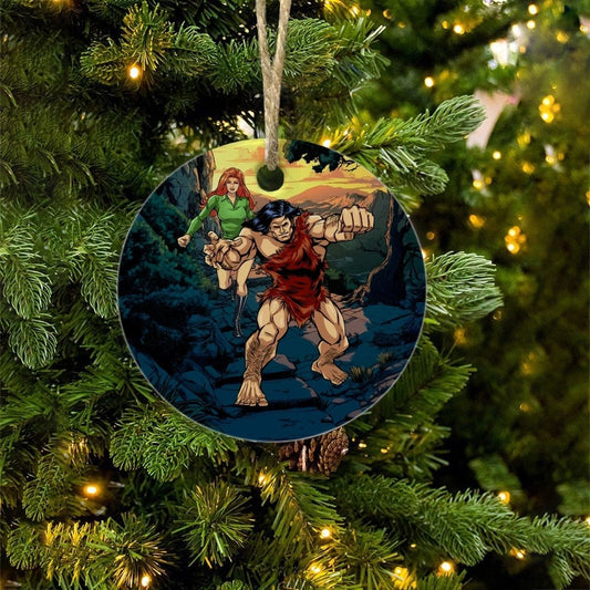 GNARRK READY WITH LILITH CHRISTMAS TREE ORNAMENT