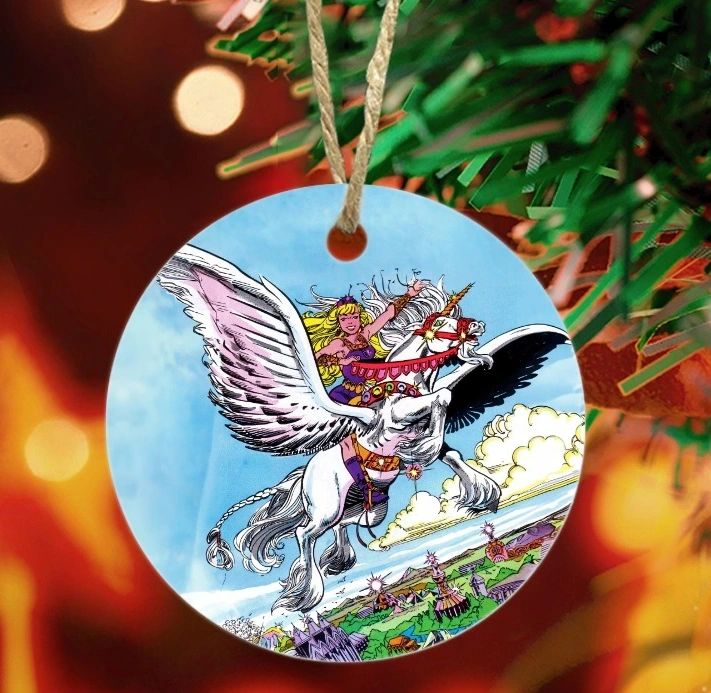 AMETHYST CHRISTMAS TREE ORNAMENT