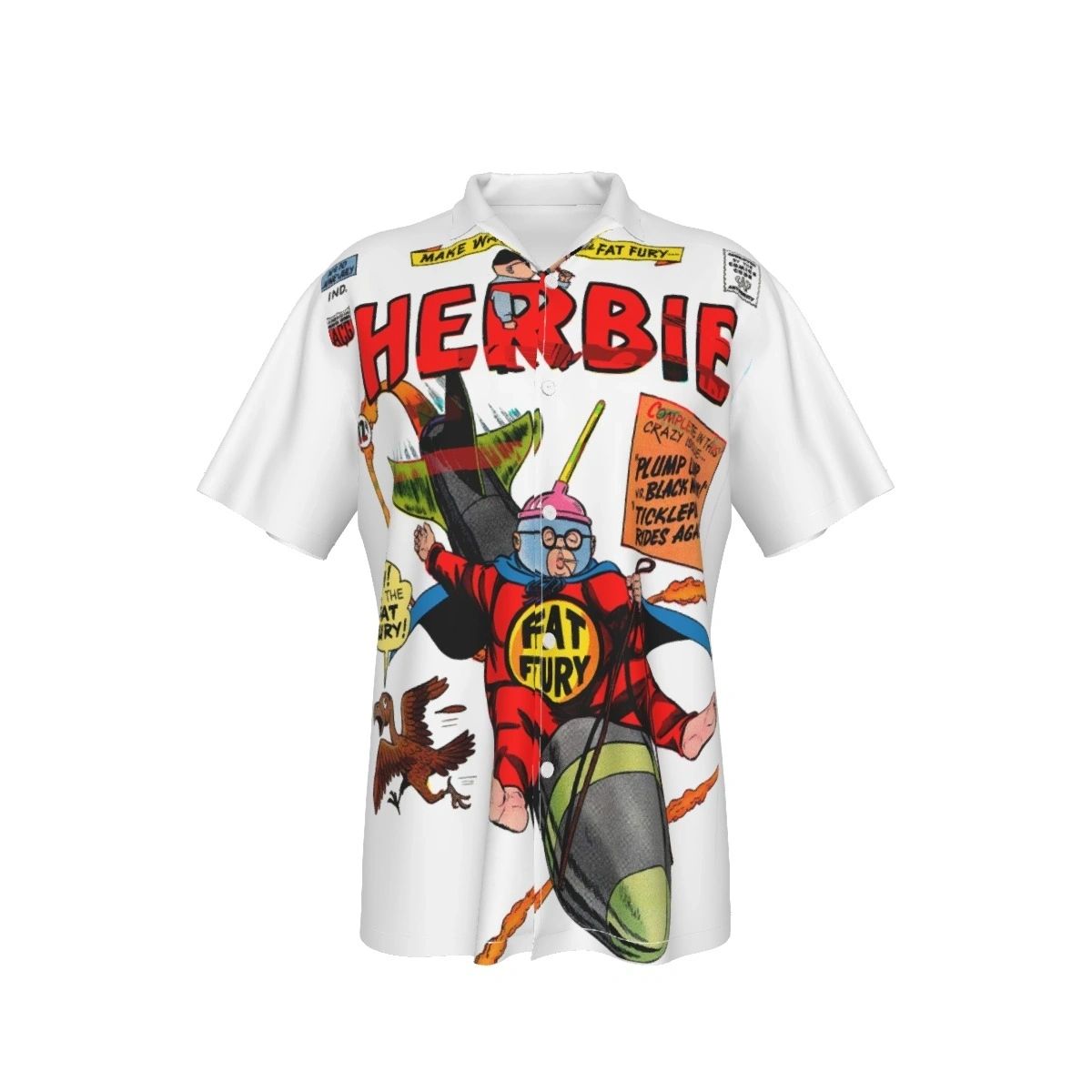 HERBIE THE FAT FURY 10 COVER ALL OVER SHIRT AND TANK TOP