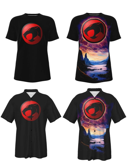 THUNDERCATS EMBLEM ALL OVER SHIRT AND TANK TOP