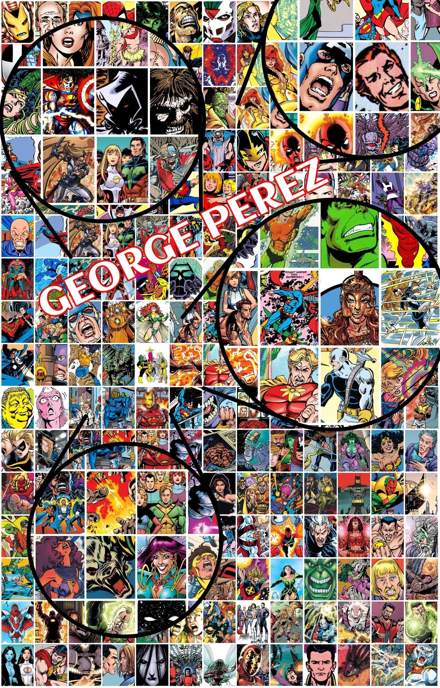 GEORGE PEREZ ART BOXES ALL OVER PRINT SHIRT & TANK
