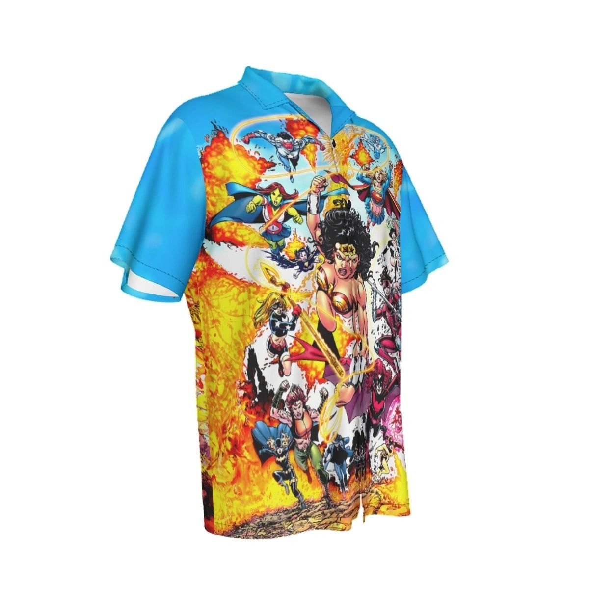 WONDER WOMAN & HER WARRIORS ALL OVER PRINT SHIRT AND TANK TOP
