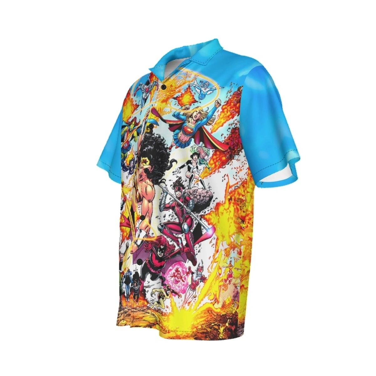 WONDER WOMAN & HER WARRIORS ALL OVER PRINT SHIRT AND TANK TOP
