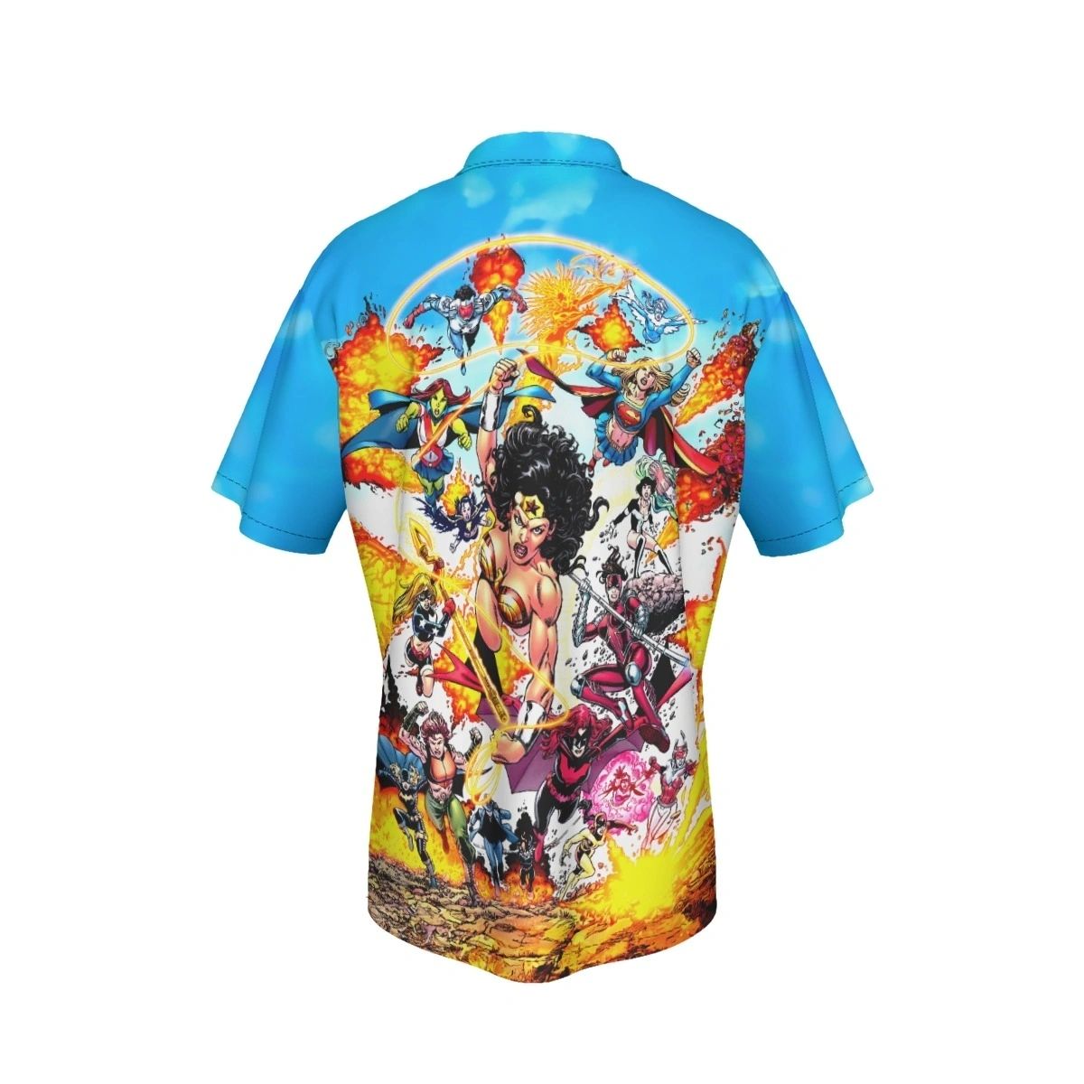 WONDER WOMAN & HER WARRIORS ALL OVER PRINT SHIRT AND TANK TOP