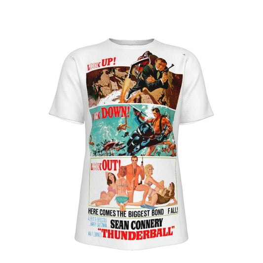 THUNDERBALL MOVIE POSTER ALL OVER PRINT SHIRT & TANK
