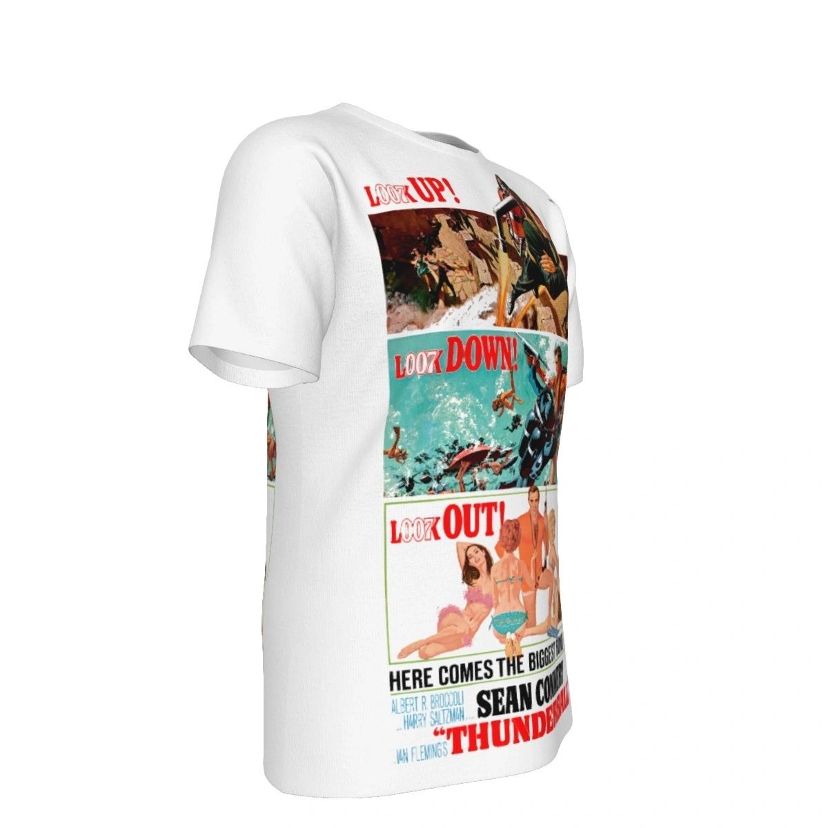 THUNDERBALL MOVIE POSTER ALL OVER PRINT SHIRT & TANK