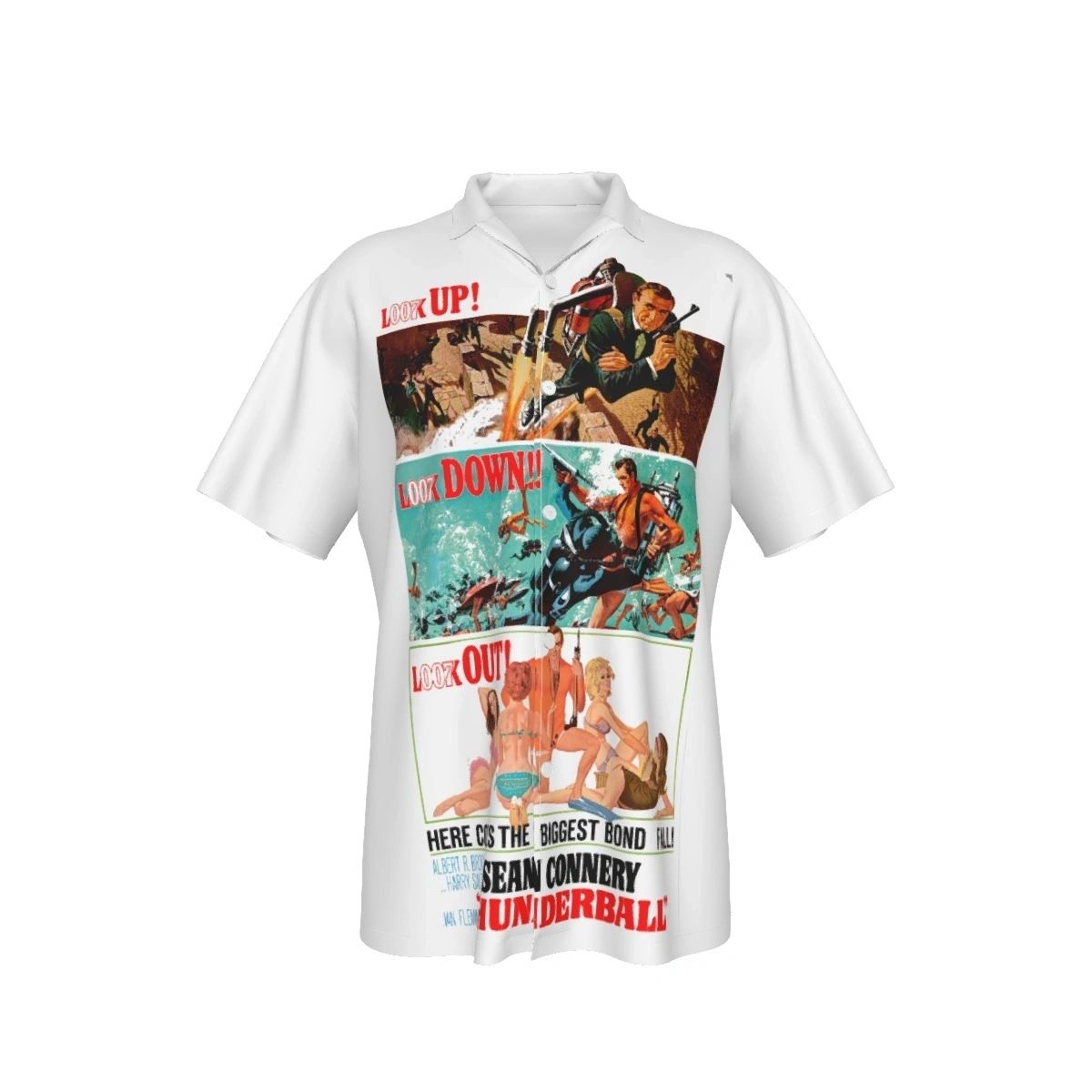 THUNDERBALL MOVIE POSTER ALL OVER PRINT SHIRT & TANK