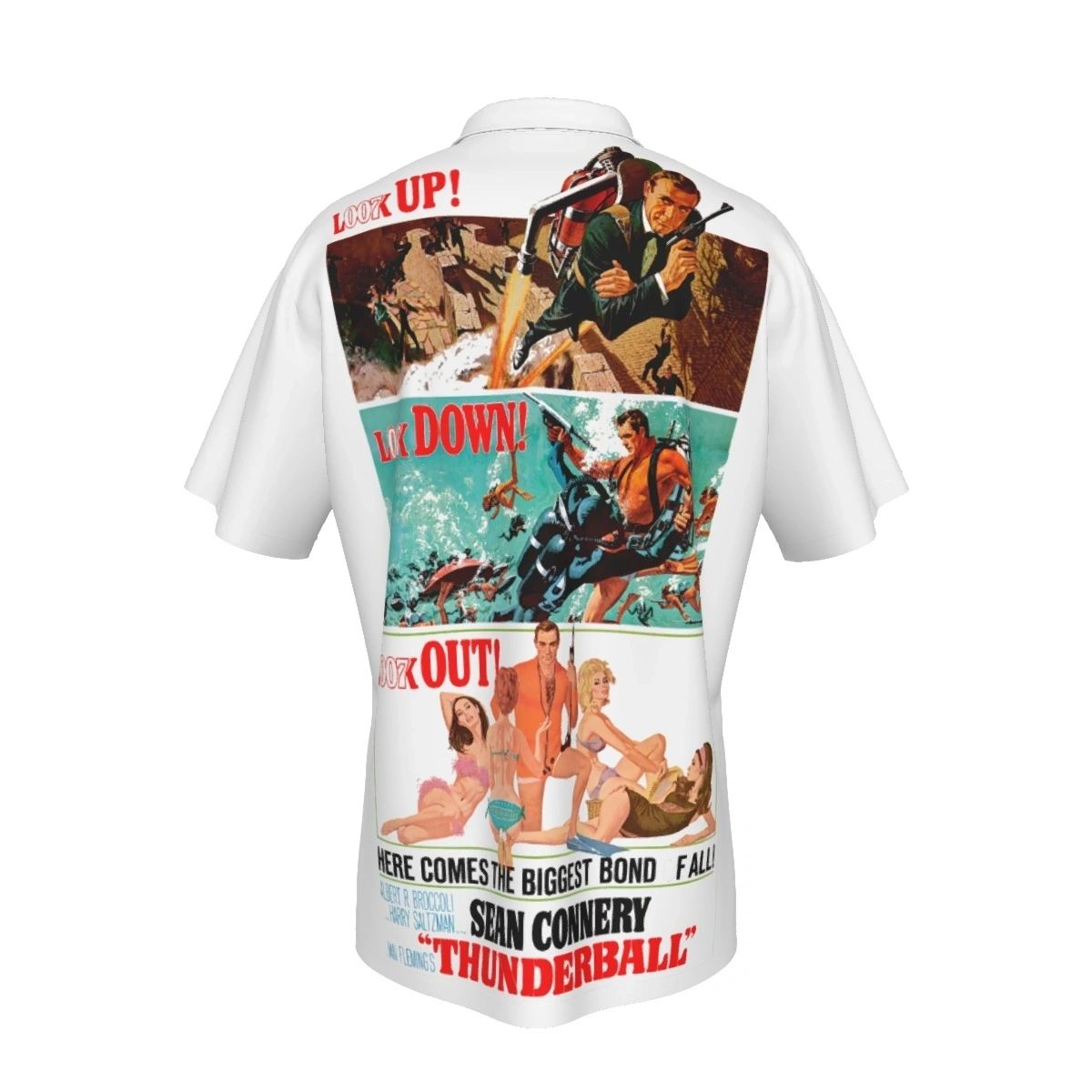 THUNDERBALL MOVIE POSTER ALL OVER PRINT SHIRT & TANK
