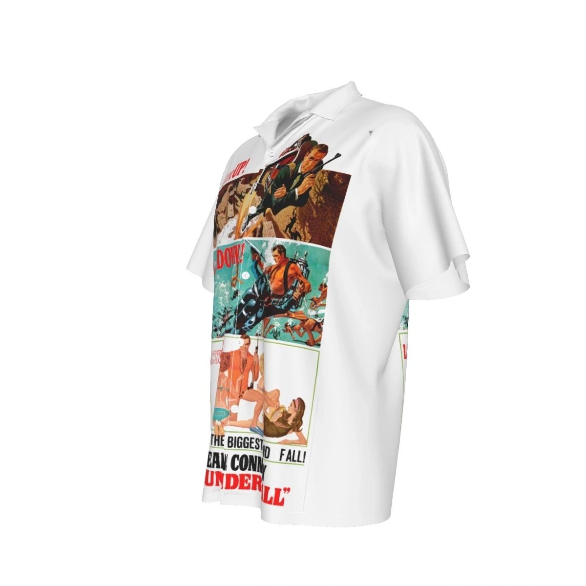 THUNDERBALL MOVIE POSTER ALL OVER PRINT SHIRT & TANK